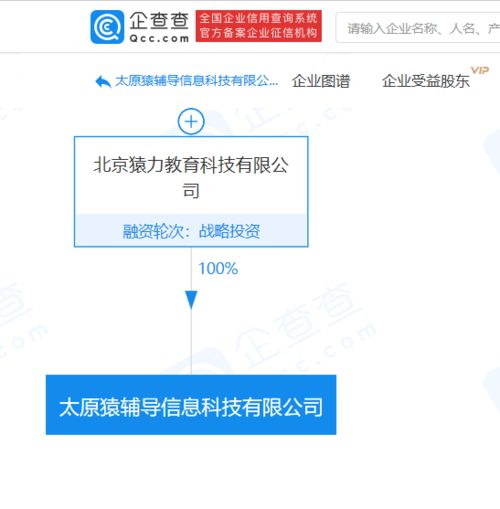 猿輔導關聯(lián)公司在太原成立新公司，數(shù)準科技賦能網(wǎng)絡文化經(jīng)營